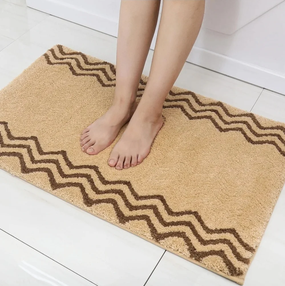 Extra Thick Bath Rug Anti-Slip Bath Mat Soft Plush 17x24 Inches